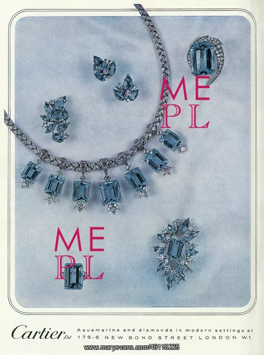: Cartier advertisement 1965 : Cartier advertisement 1965