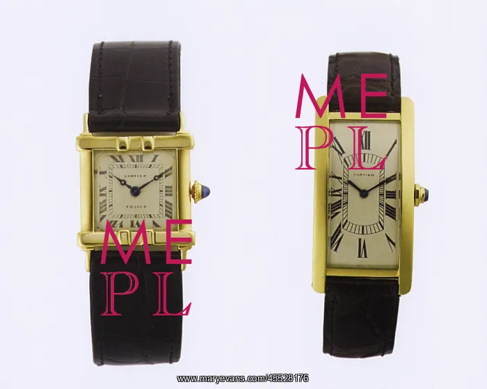 : Two Cartier wristwatches : Two Cartier wristwatches