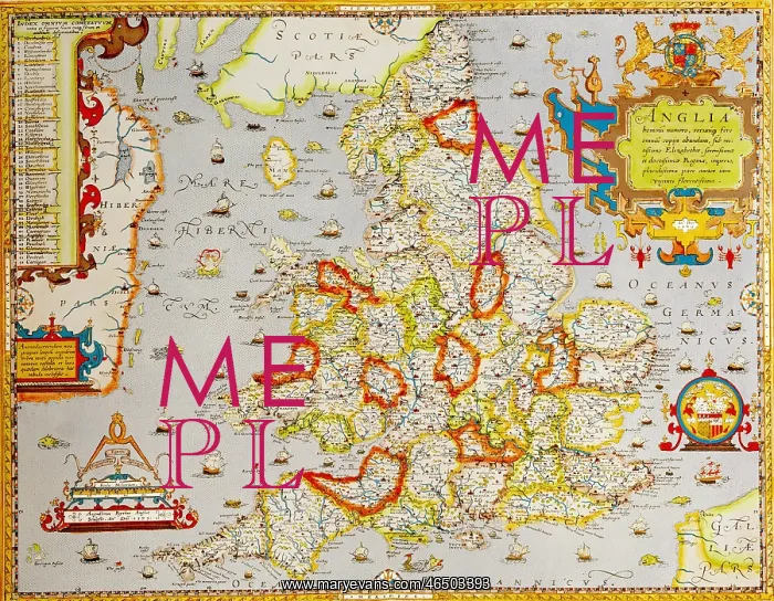  : cartography, maps, Great Britain, England during