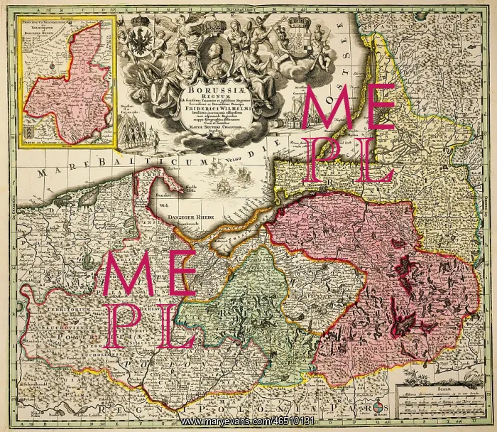 : cartography, maps, Prussia, copper engraving : cartography, maps, Prussia, copper engraving
