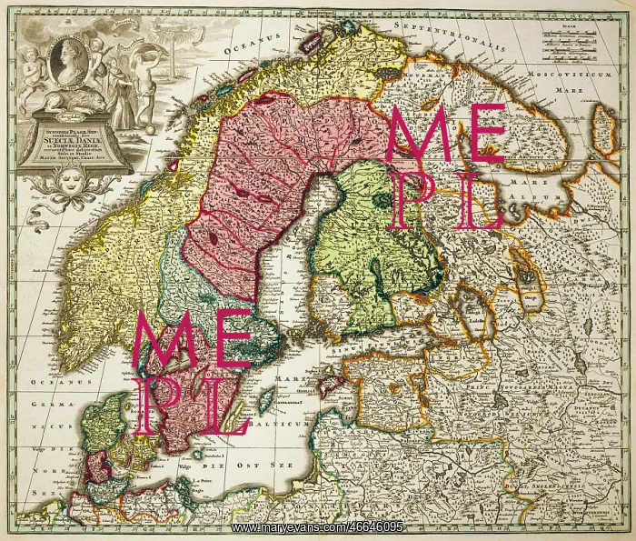 : cartography, maps, Scandinavia, copper engraving : cartography, maps, Scandinavia, copper engraving