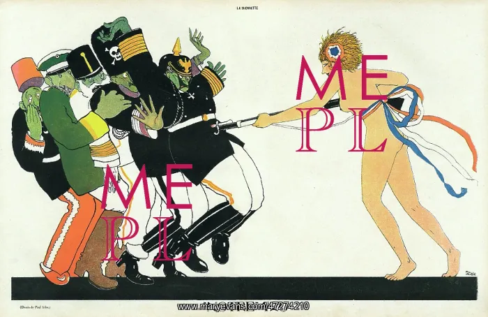 : Cartoon, Our 420, WW1 : Cartoon, Our 420, WW1