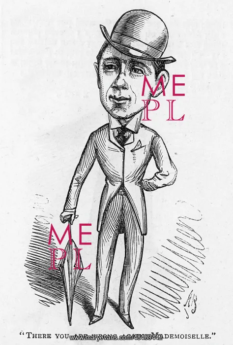 : Cartoon of the actor Charles Sugden : Cartoon of the actor Charles Sugden