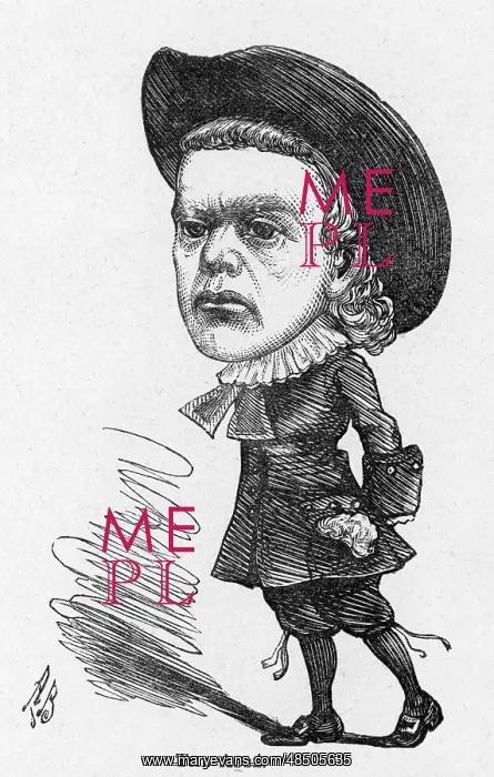 : Cartoon of the actor and dramatist Harry Paulton : Cartoon of the actor and dramatist Harry Paulton