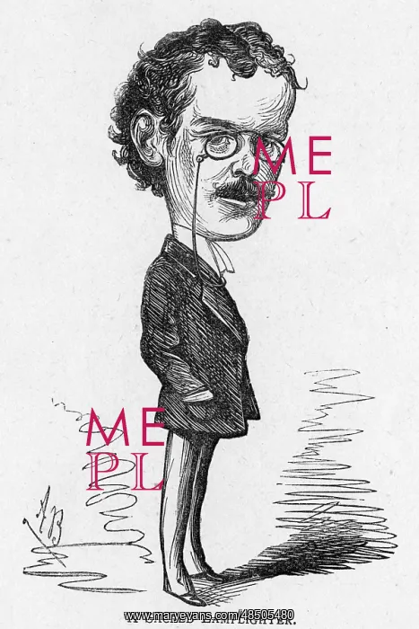 : Cartoon of the actor Edward Terry : Cartoon of the actor Edward Terry