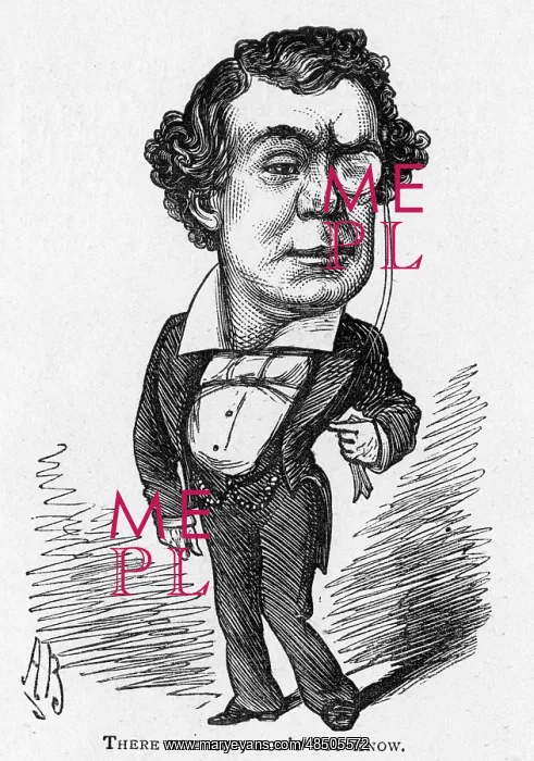 : Cartoon of the actor John L Toole : Cartoon of the actor John L Toole