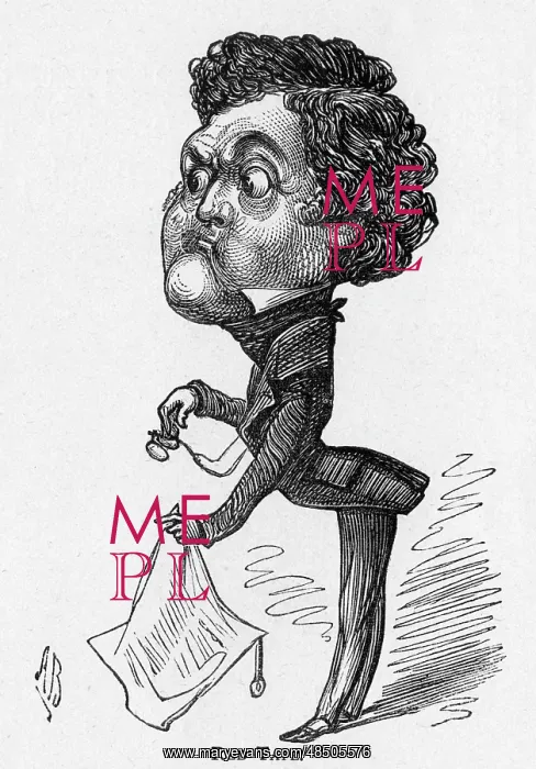 : Cartoon of the actor Johns Clarke : Cartoon of the actor Johns Clarke