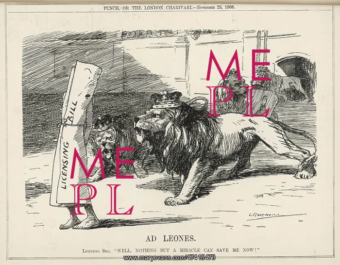 : Cartoon, Ad Leones (Licensing Bill fails) : Cartoon, Ad Leones (Licensing Bill fails)