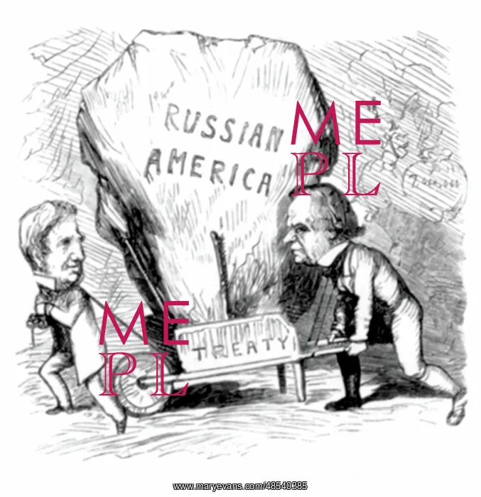 : Cartoon, Alaska Purchase, 1867 : Cartoon, Alaska Purchase, 1867