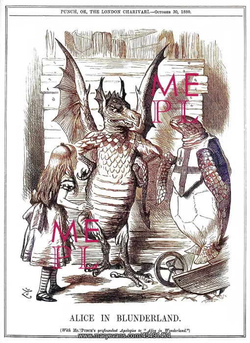 : Cartoon, Alice in Blunderland : Cartoon, Alice in Blunderland