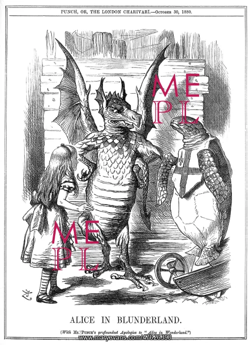 : Cartoon, Alice in Blunderland : Cartoon, Alice in Blunderland