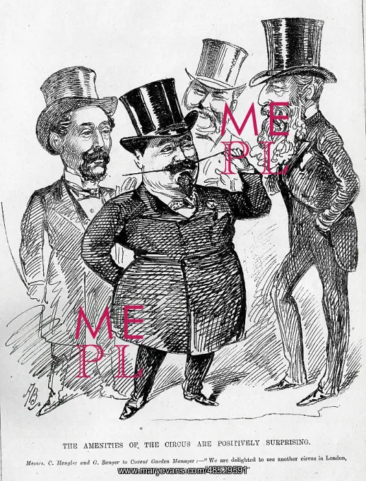 : Cartoon, The Amenities of the Circus : Cartoon, The Amenities of the Circus