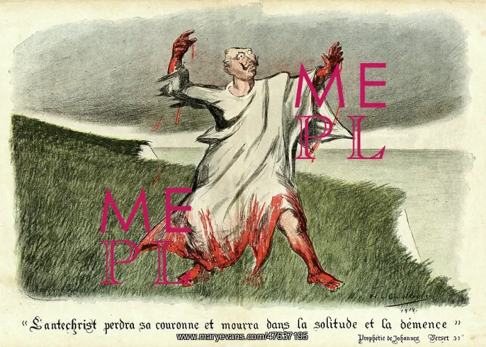 : Cartoon, The Antichrist, WW1 : Cartoon, The Antichrist, WW1