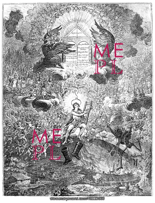 : Cartoon, The Apotheosis of Hoche : Cartoon, The Apotheosis of Hoche