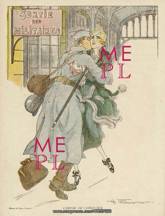 : Cartoon, Armistice, WW1 : Cartoon, Armistice, WW1