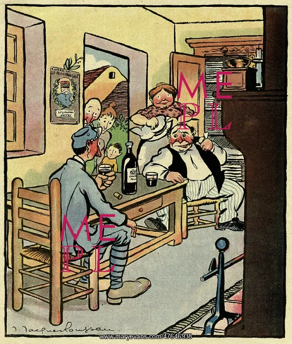 : Cartoon, To the bitter end, WW1 : Cartoon, To the bitter end, WW1