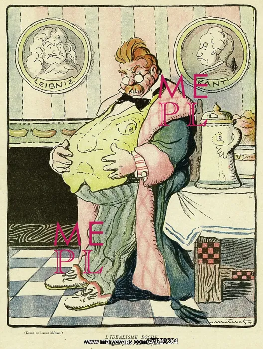 : Cartoon, Boche idealism, WW1 : Cartoon, Boche idealism, WW1
