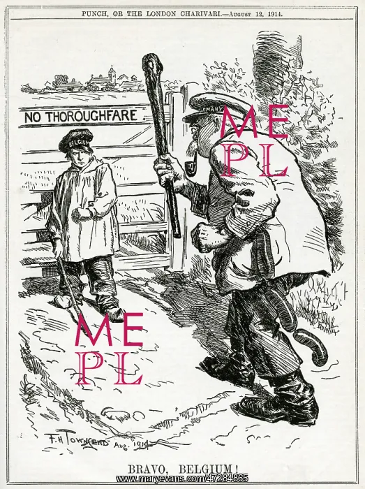 : Cartoon, Bravo, Belgium! (WW1) : Cartoon, Bravo, Belgium! (WW1)