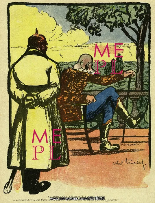  : Cartoon, Brilliant second thoughts, WW1
