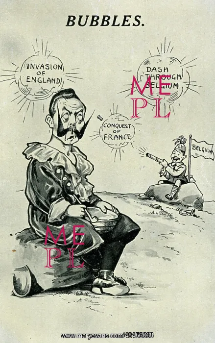 : Cartoon, Bubbles, WW1 : Cartoon, Bubbles, WW1