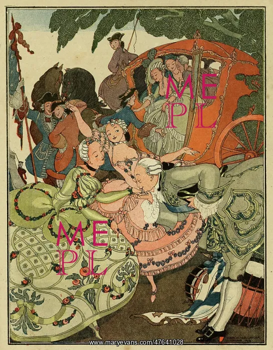 : Cartoon, At the camp of Maurice de Saxe (1745) : Cartoon, At the camp of Maurice de Saxe (1745)