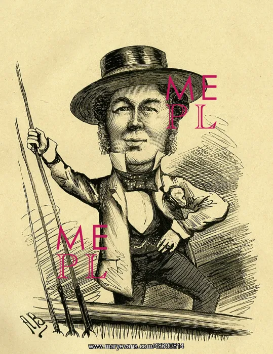 : Cartoon, Captain Fred Collins of Brighton : Cartoon, Captain Fred Collins of Brighton