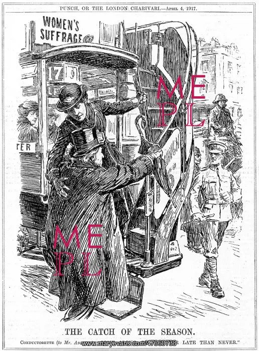  : Cartoon, The Catch of the Season (votes for women)