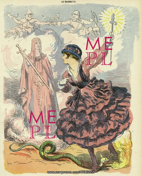 : Cartoon, Ten centuries have passed, WW1 : Cartoon, Ten centuries have passed, WW1
