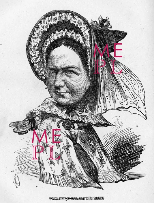 : Cartoon of Charlotte Saunders, actress : Cartoon of Charlotte Saunders, actress