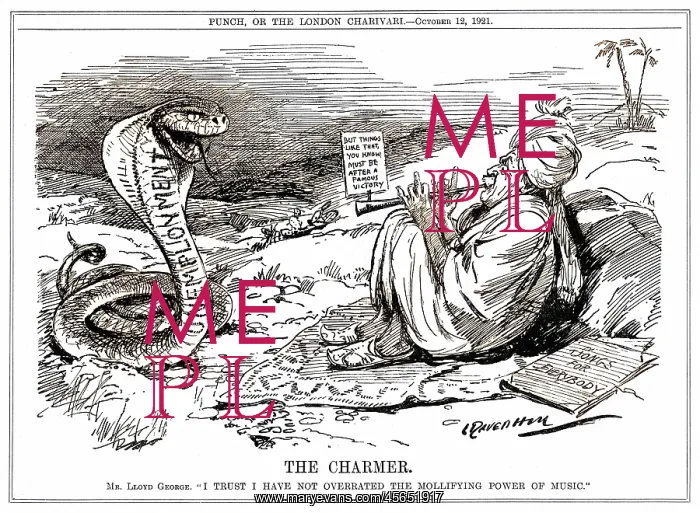 : Cartoon, The Charmer (Lloyd George) : Cartoon, The Charmer (Lloyd George)