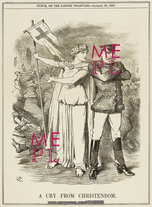 : Cartoon, A Cry From Christendom (Tsar Alexander III) : Cartoon, A Cry From Christendom (Tsar Alexander III)