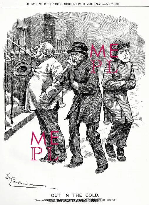 : Cartoon, Out in the Cold, Gladstone and Harcourt : Cartoon, Out in the Cold, Gladstone and Harcourt