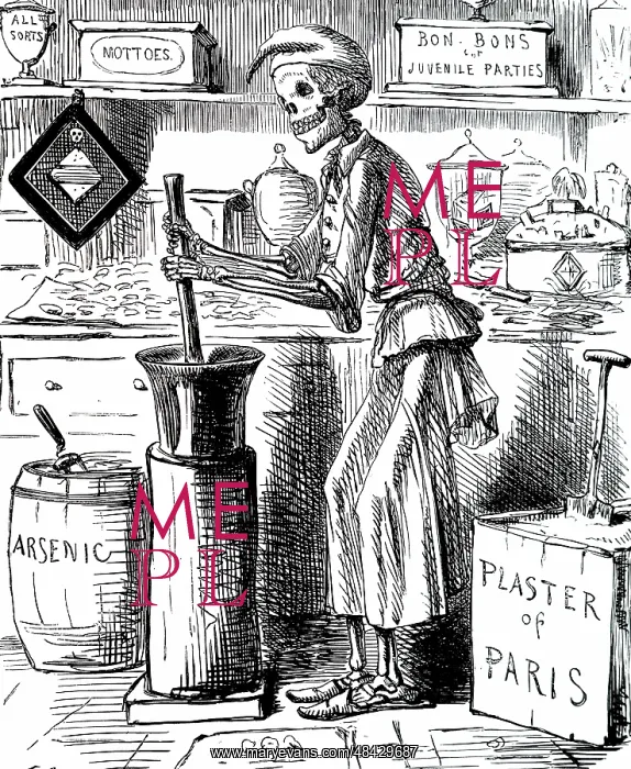 : A cartoon commenting adulteration of food : A cartoon commenting adulteration of food