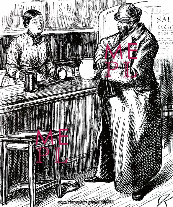 : A cartoon commenting on the adulteration of food : A cartoon commenting on the adulteration of food
