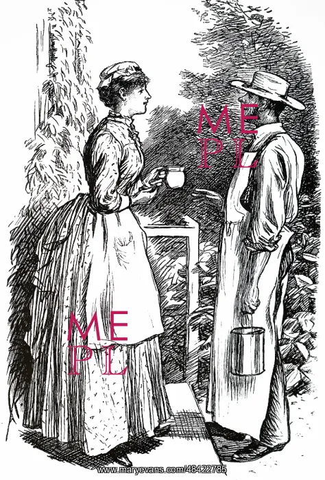 : A cartoon commenting on the adulteration of milk : A cartoon commenting on the adulteration of milk