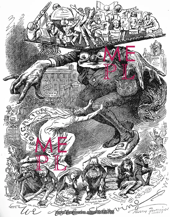  : Cartoon commenting on board schools
