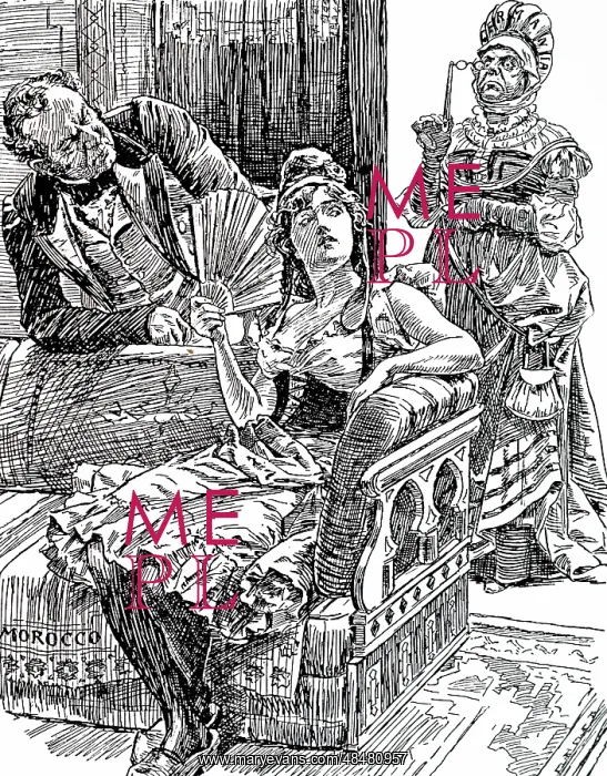 : A cartoon commenting on the First Moroccan Crisis : A cartoon commenting on the First Moroccan Crisis
