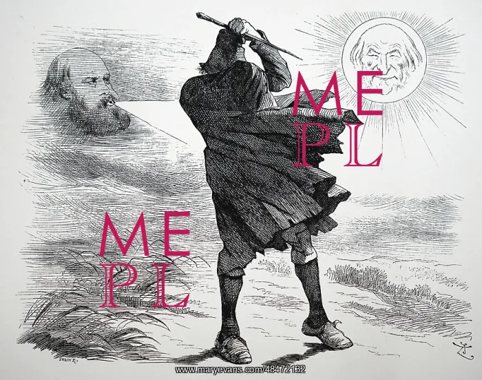 : A cartoon commenting on the General Election of 1886 : A cartoon commenting on the General Election of 1886