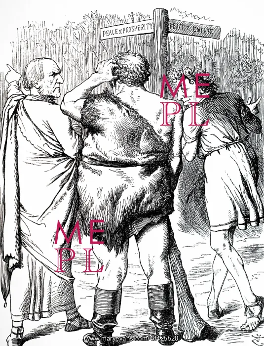 : A cartoon commenting on the General Election of : A cartoon commenting on the General Election of