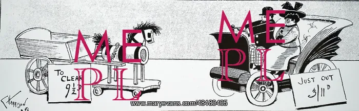 : A cartoon commenting on the progression of transport : A cartoon commenting on the progression of transport