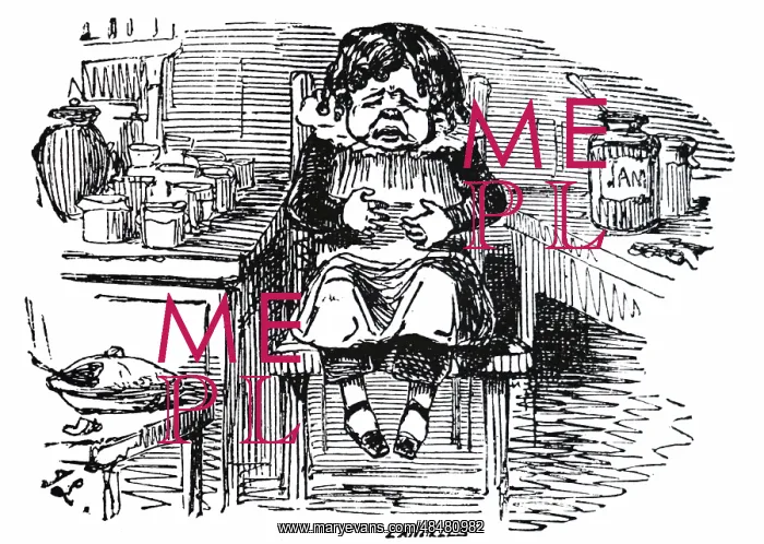 : Cartoon commenting on the uncomfortable results of gluttony : Cartoon commenting on the uncomfortable results of gluttony