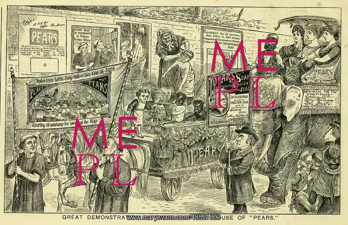  : Cartoon compilation of Pears Soap advertising