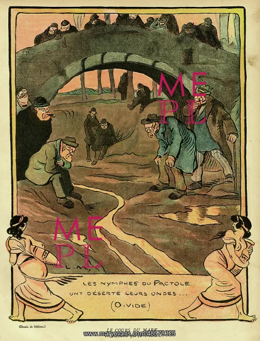 : Cartoon, The course of the Deutschmark, WW1 : Cartoon, The course of the Deutschmark, WW1