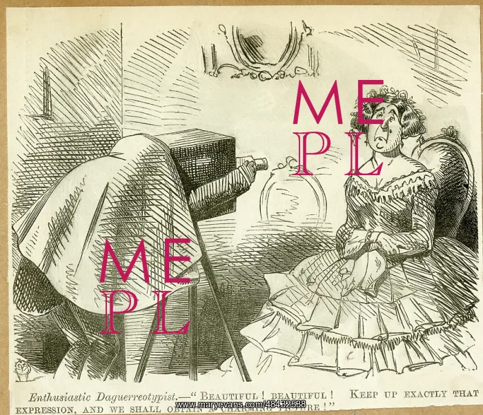  : Cartoon, Dagurreotype photographer and client