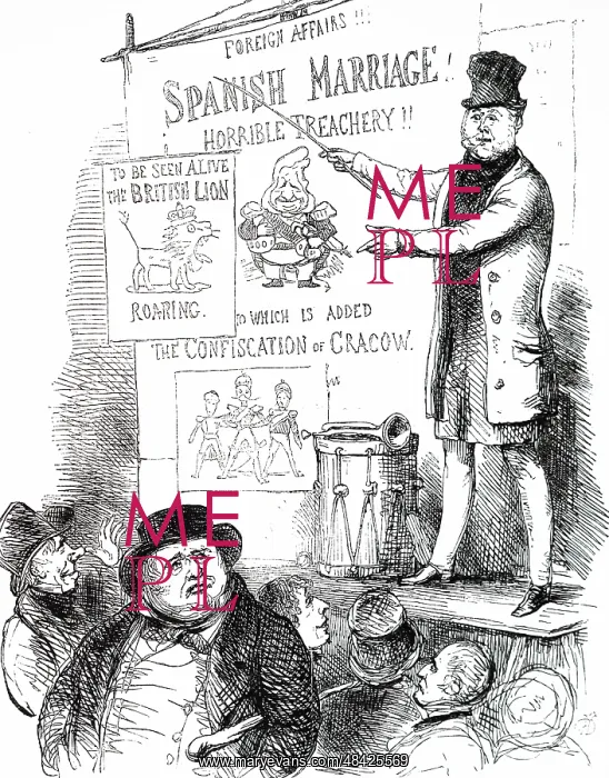 : A cartoon depicting John Henry Temple expounding : A cartoon depicting John Henry Temple expounding