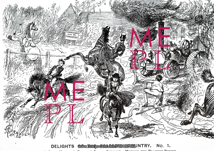  : A cartoon depicting a man with a red flag in front