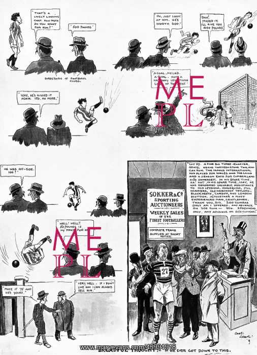 : Cartoon Depicting the Problems of Professionalism in Footbal : Cartoon Depicting the Problems of Professionalism in Footbal