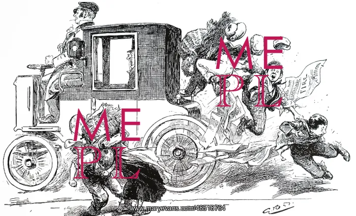: A cartoon depicting a warning to drivers : A cartoon depicting a warning to drivers