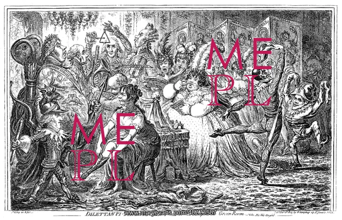 : Cartoon, Dilettanti Theatricals : Cartoon, Dilettanti Theatricals