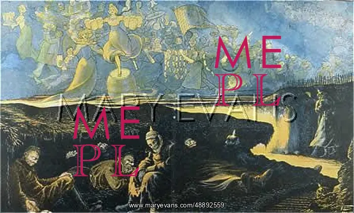 : Cartoon, The Dream, WW1 : Cartoon, The Dream, WW1